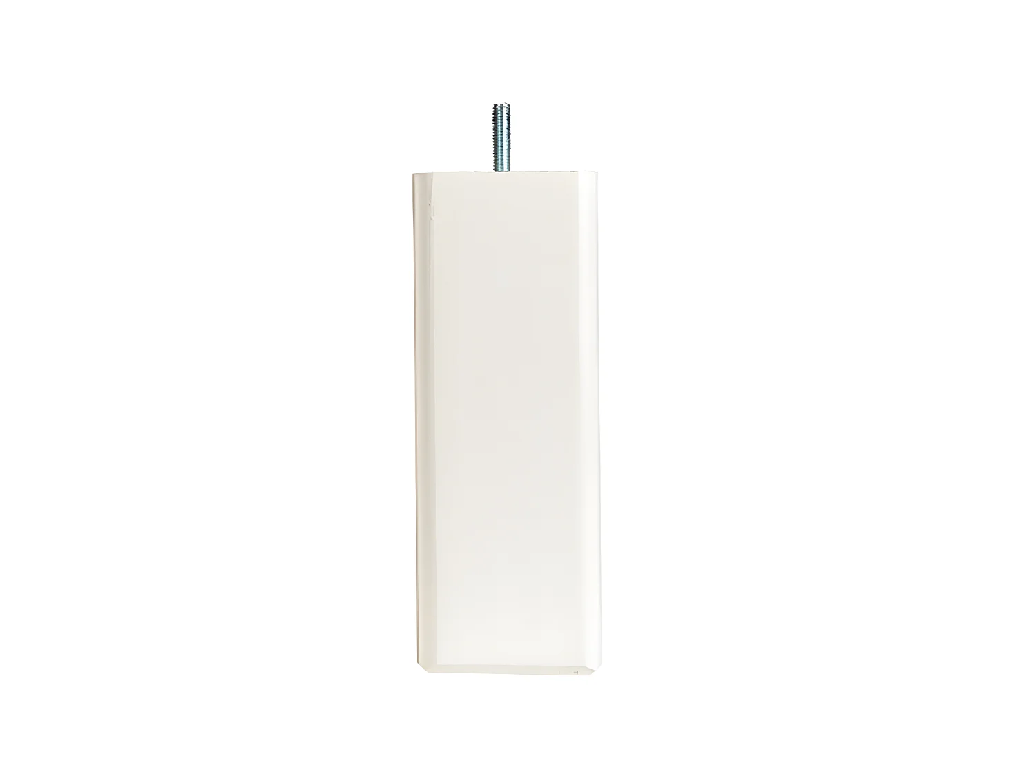BELLECOUR LITERIE | Pied de lit carré en bois Blanc Hauteur 15 cm (vendu à l'unité)