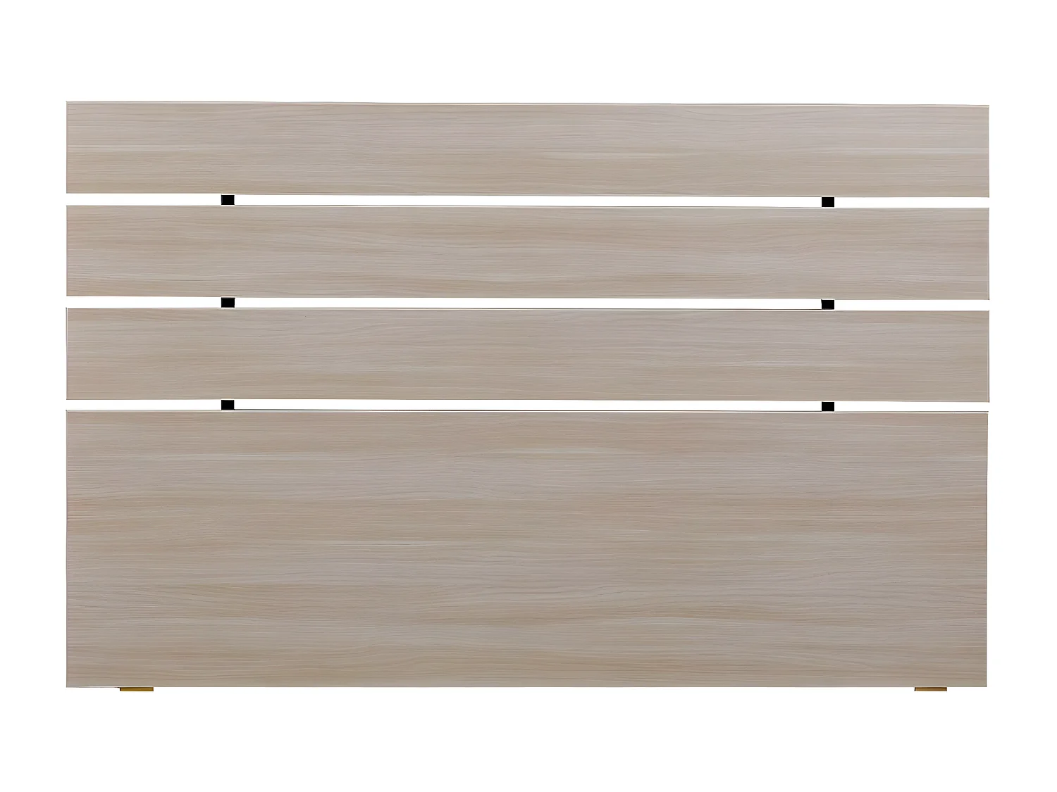 Tête de lit moderne style épuré Fustinga 160cm Chêne clair