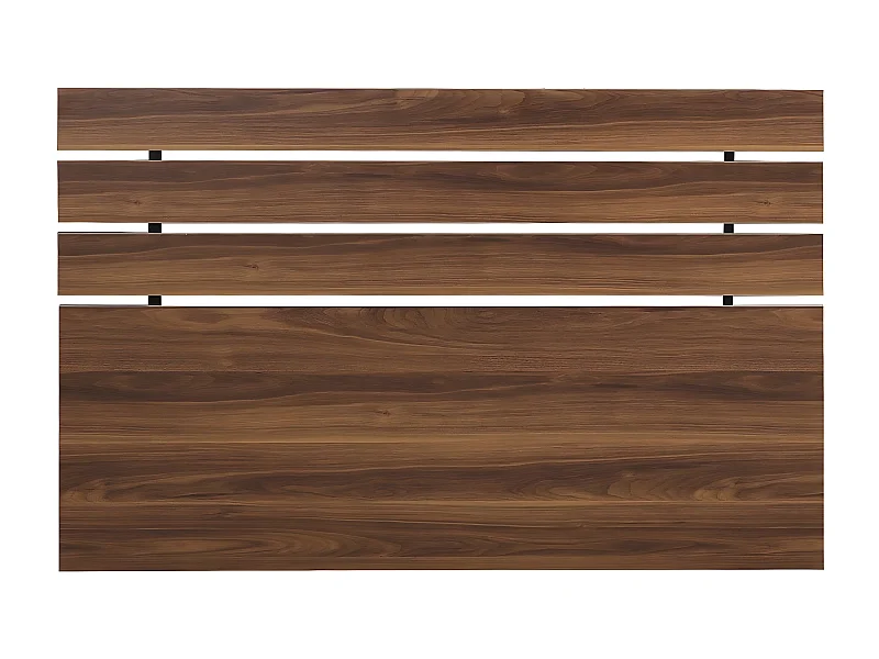 Tête de lit moderne style épuré Fustinga 140cm Noyer