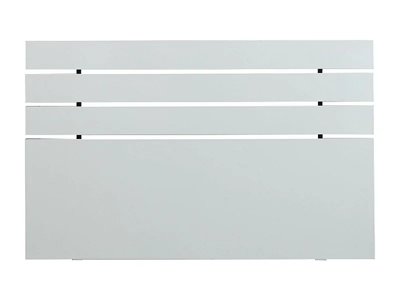 Tête de lit moderne style épuré Fustinga 140cm Blanc