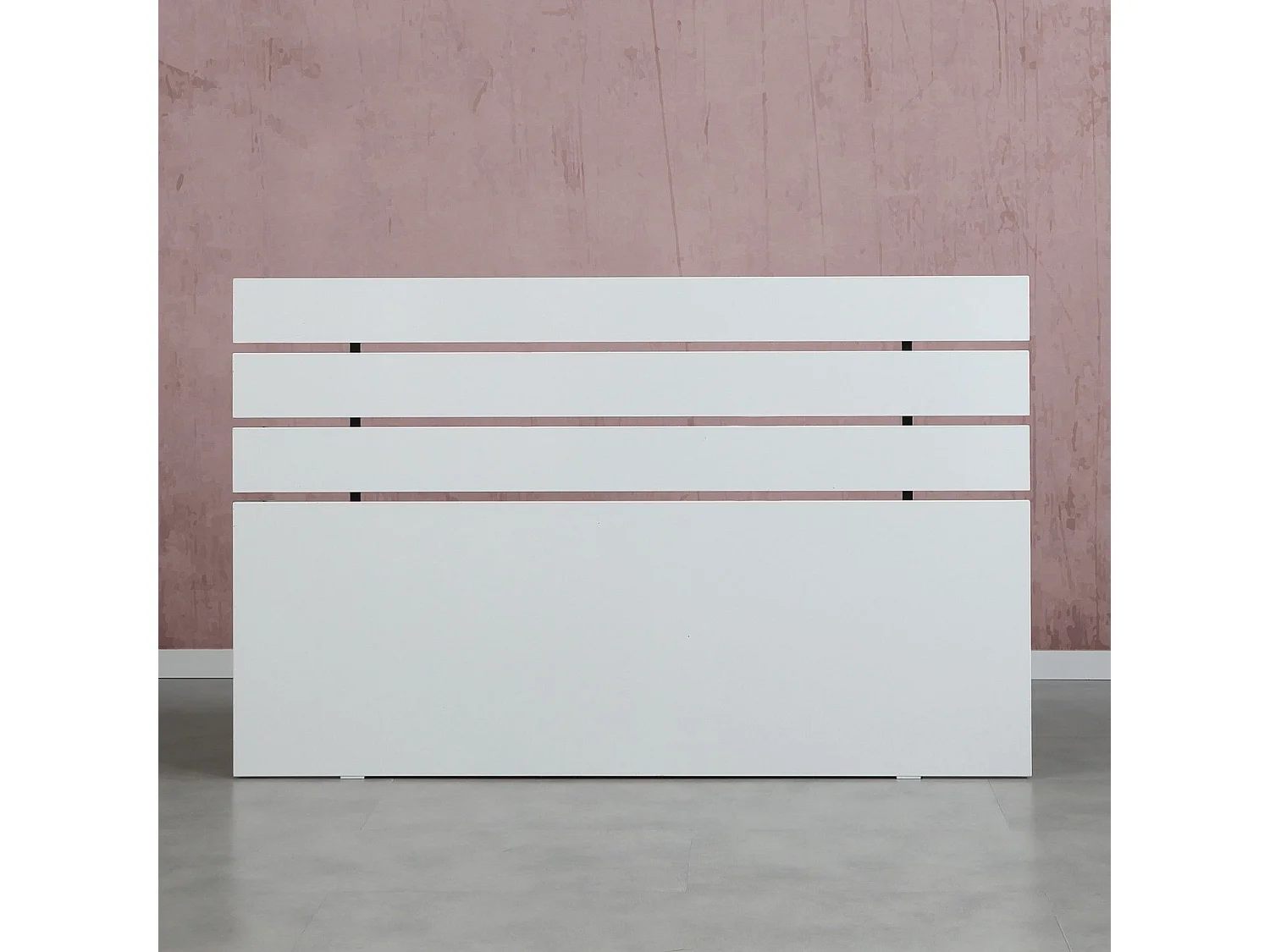 Tête de lit moderne style épuré Fustinga 160cm Blanc