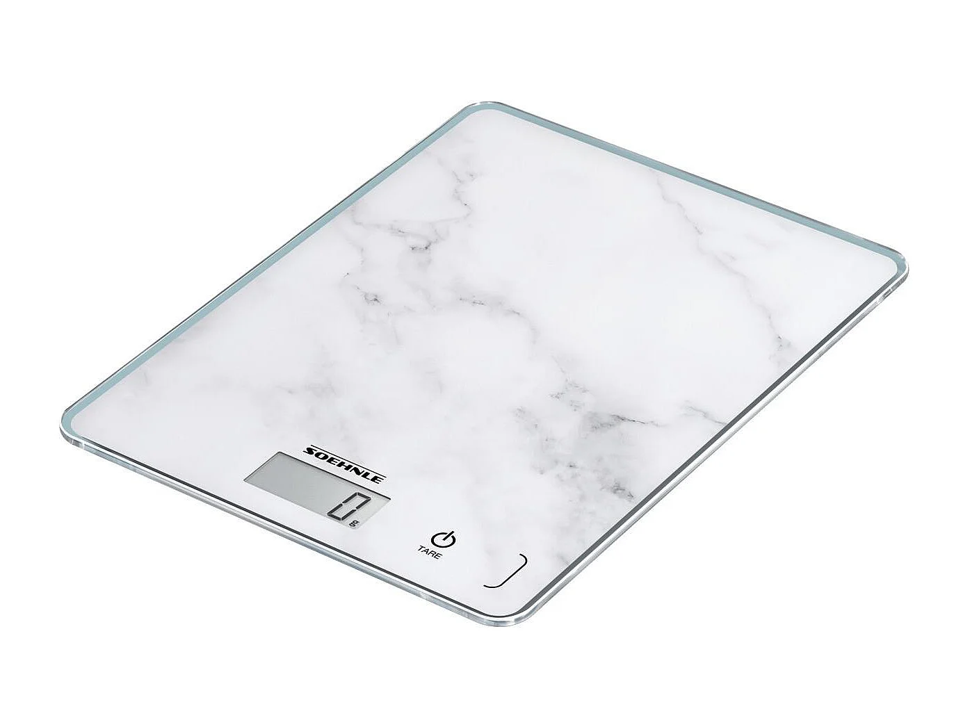 Bilancia Soehnle Page Compact 300 Elettrica Pesa Alimenti Superficie Piana Rettangolo Color Marmo