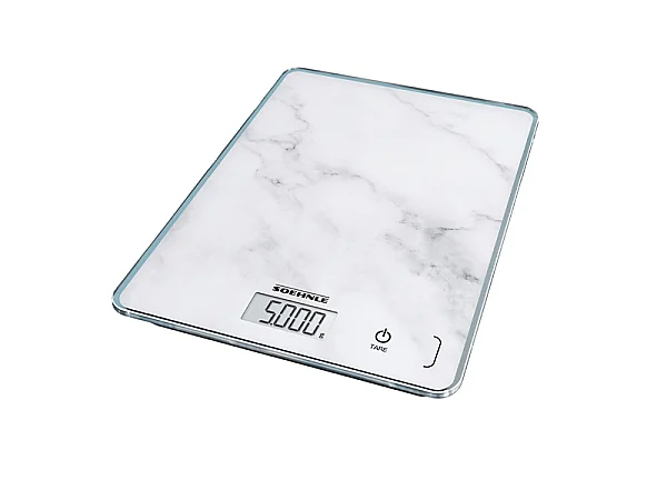 Waage wiegt digitale Lebensmittel