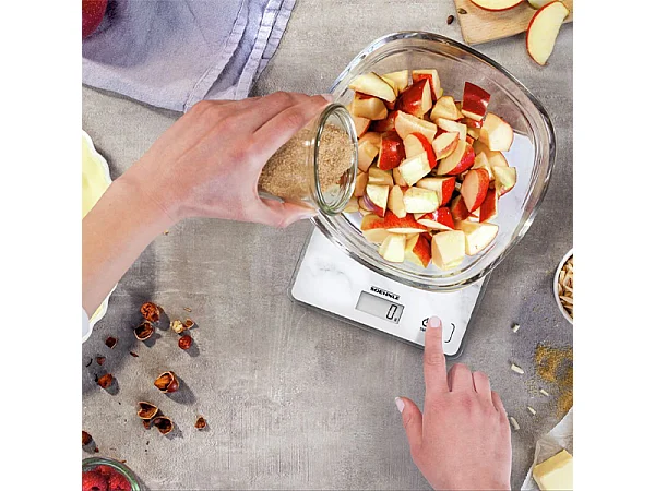 Soehnle Balance de cuisine électronique 5kg-1g blanc - 0861516