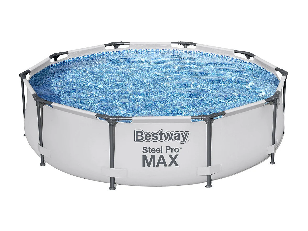 Piscina Desmontable Tubular Bestway Steel Pro Max 305x76 cm con Depuradora Cartucho 1.249 L/H