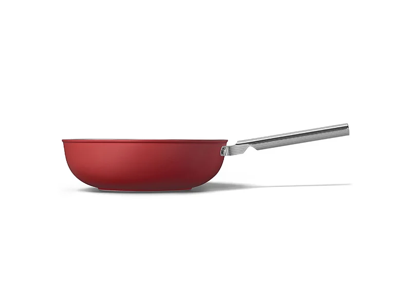 Wok années 50 30 cm Rouge