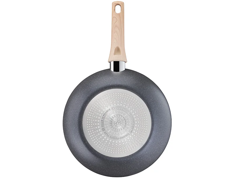 Tefal Poêle wok aluminium 28cm gris/bois clair - g2661902