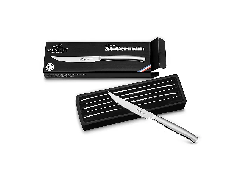 Lion Sabatier Coffret 6 steaks forgés lame lisse 11cm - 011282