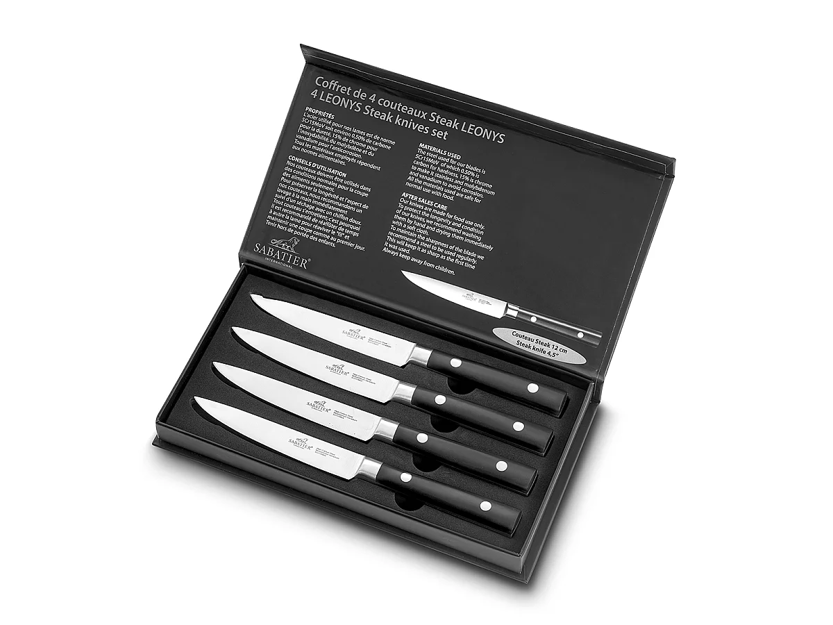 Lion Sabatier Coffret 4 steaks 12 cm - 904284