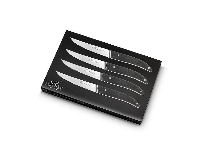 Lion Sabatier Coffret 4 couteaux à steak 11,5cm bois - 901080