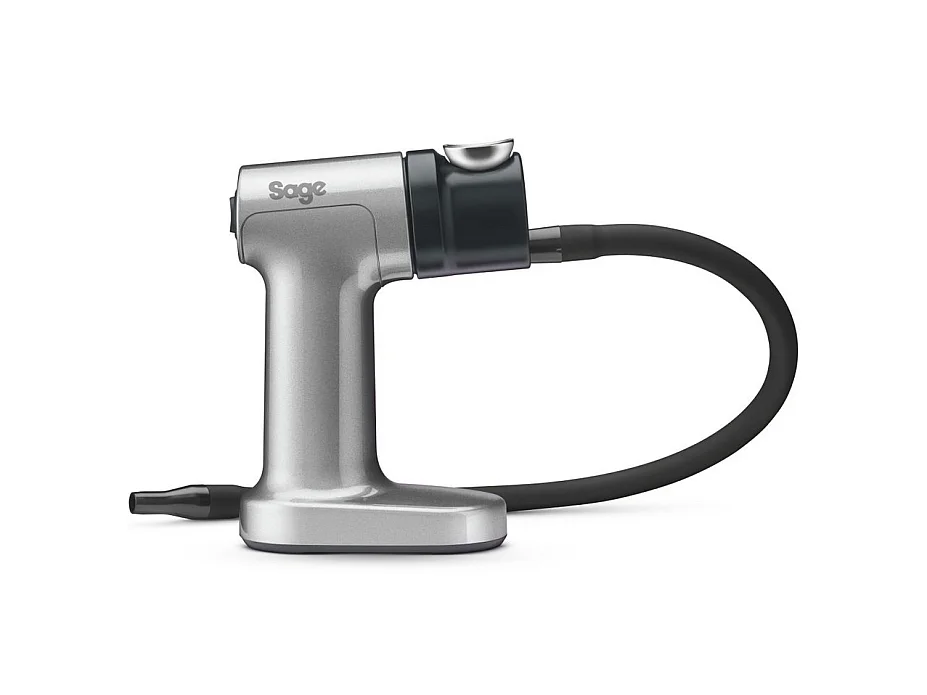 Sage Pistolet à fumer 6v inox/noir - ssm600sil0neu1