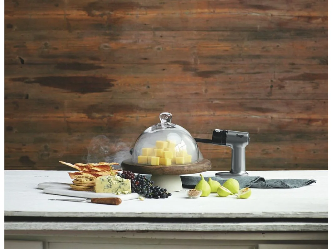 Sage Pistolet à fumer 6v inox/noir - ssm600sil0neu1