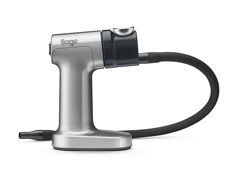 Sage Pistolet à fumer 6v inox/noir - ssm600sil0neu1