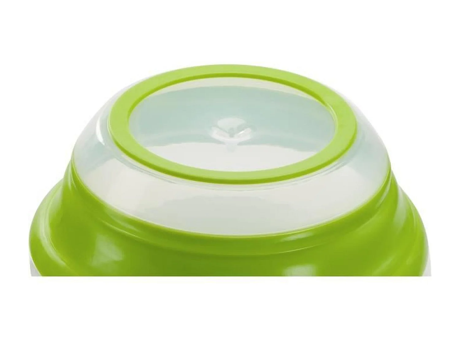 Essoreuse à salade rétractable 4 L antidérapante - Vert-blanc