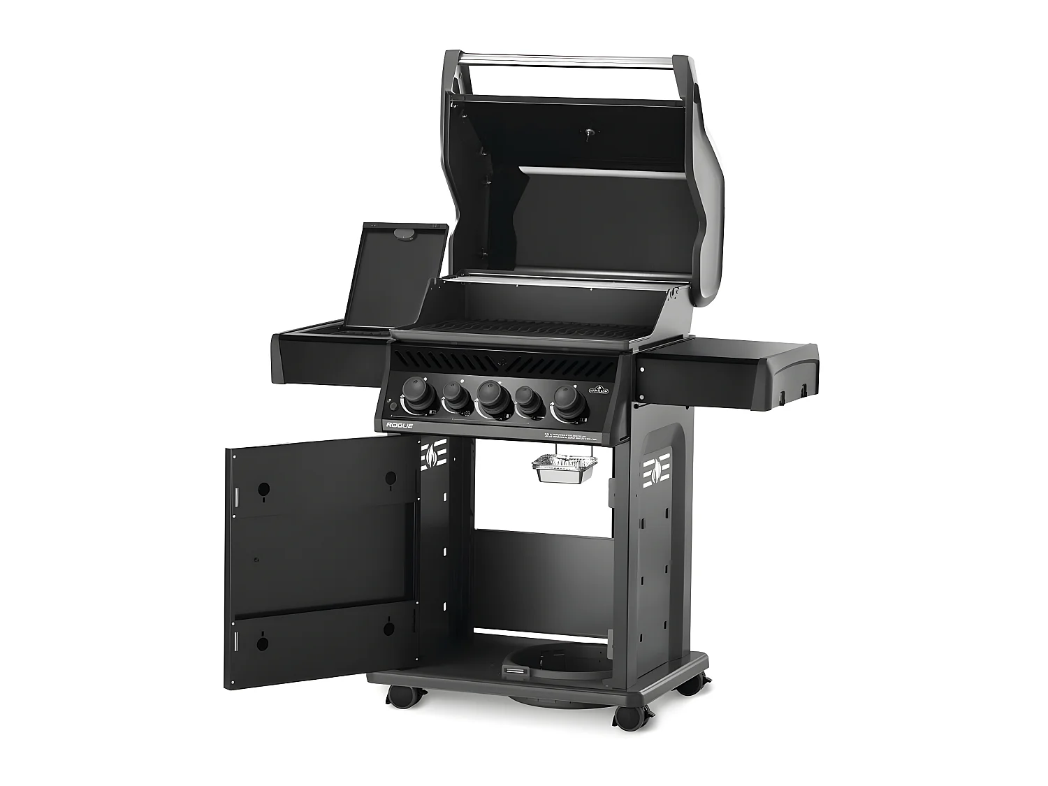 Napoleon Barbecue à gaz sur pieds 5 feux 14.25kw noir - ROGUE-RB425