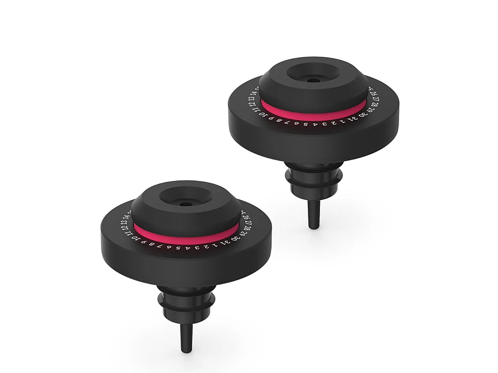 Riviera & Bar Coffret 2 bouchons pour vin + 2 cartouches d'argon - bvg350