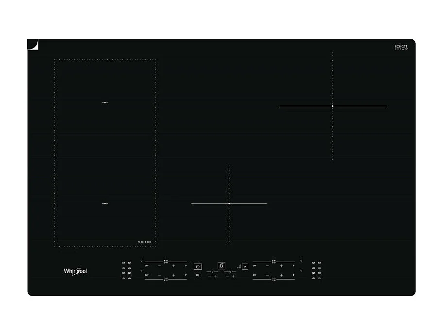 Plaque induction WHIRLPOOL 7200W 77cm, WLB 2977 NE