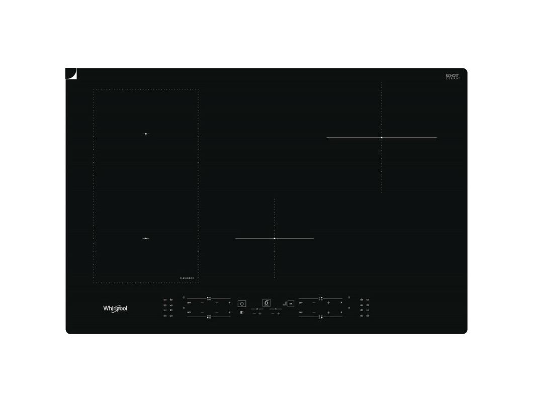 Plaque induction WHIRLPOOL 7200W 77cm, WLB 2977 NE