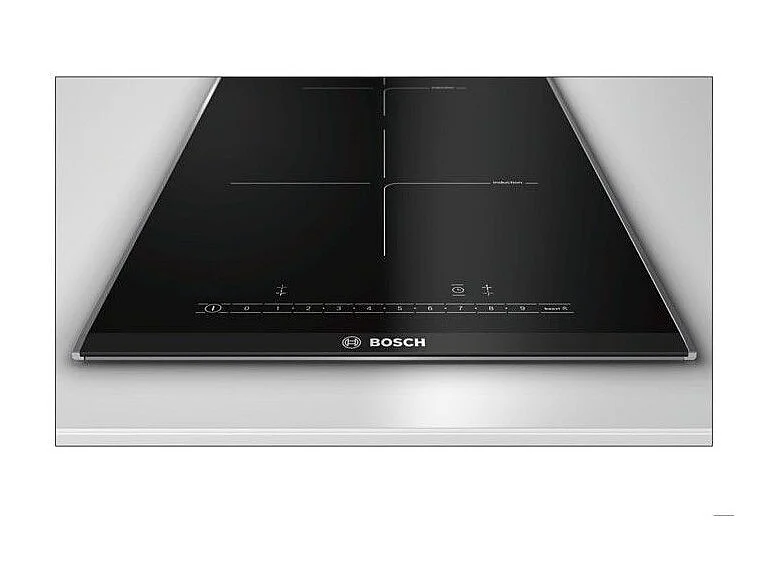 Table de cuisson vitrocéramique BOSCH PIB375FB1E - 2 foyers induction - QuickStart - Sécurité enfants