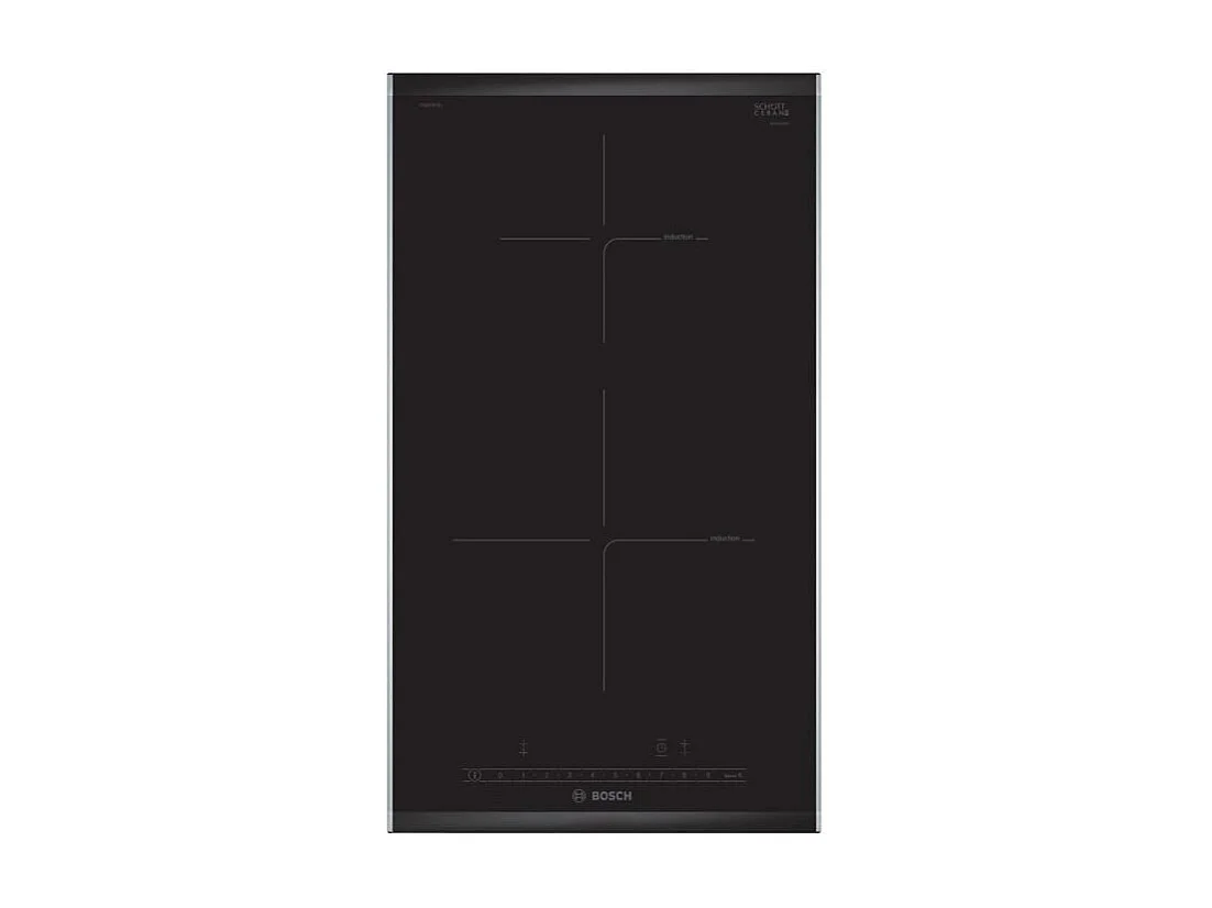 Bosch PIB375FB1E Piano Cottura Acciaio inossidabile Da incasso Piano cottura a induzione 2 Fornelli  Nero