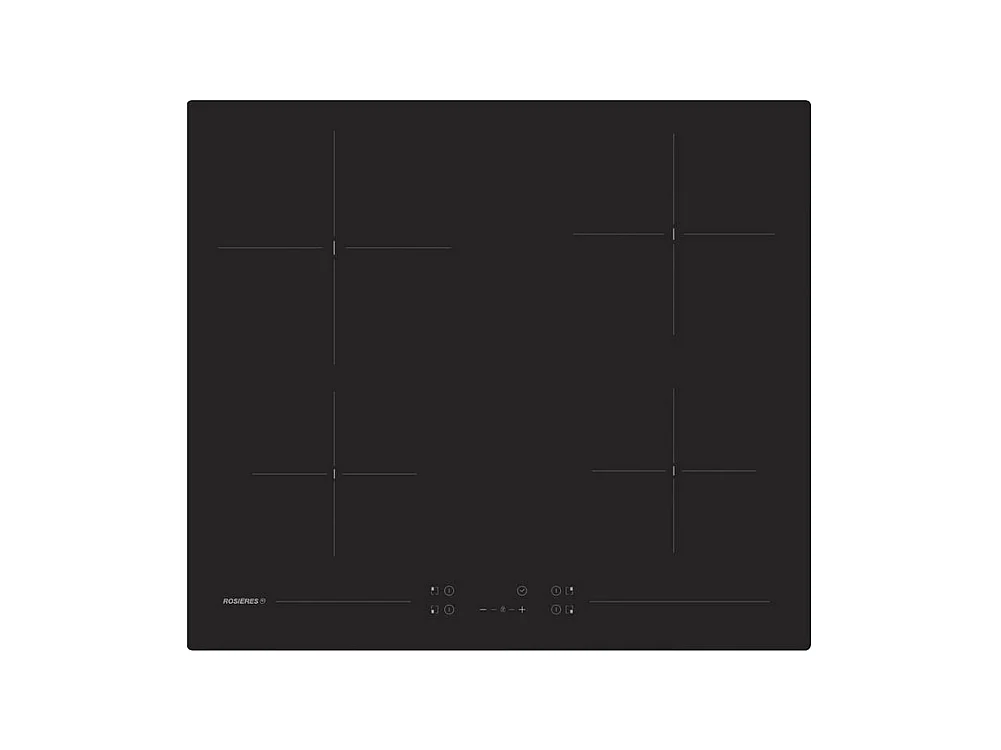 Rosieres Table de cuisson vitrocéramique 60cm 4 feux 6500w noir - rh64ct2