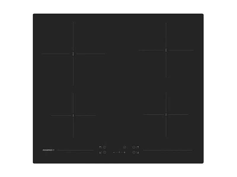 Rosieres Table de cuisson vitrocéramique 60cm 4 feux 6500w noir - rh64ct2