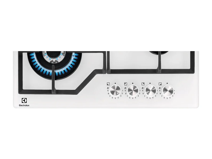 TABLE DE CUISSON VERRE GAZ - Gamme:Gas on Glass line - Technologie de c ELECTROLUX - KGG64362W