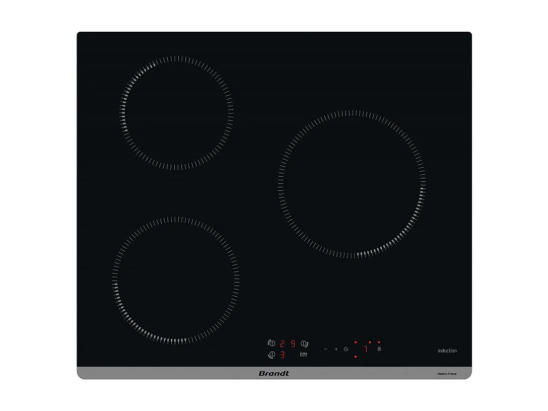 Plaque induction BRANDT 7400W 58cm, BPI1631UB