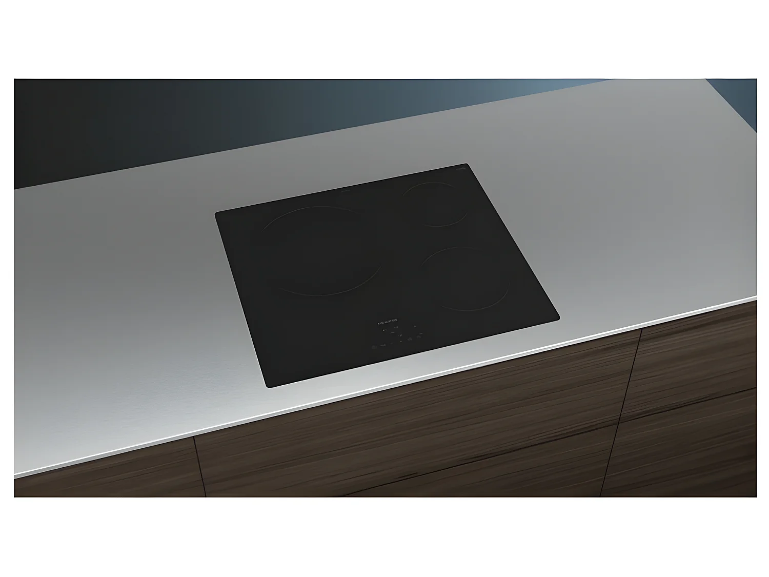 Siemens Table de cuisson vitrocéramique 60cm 3 feux 5700w noir - ET61RBKB8E