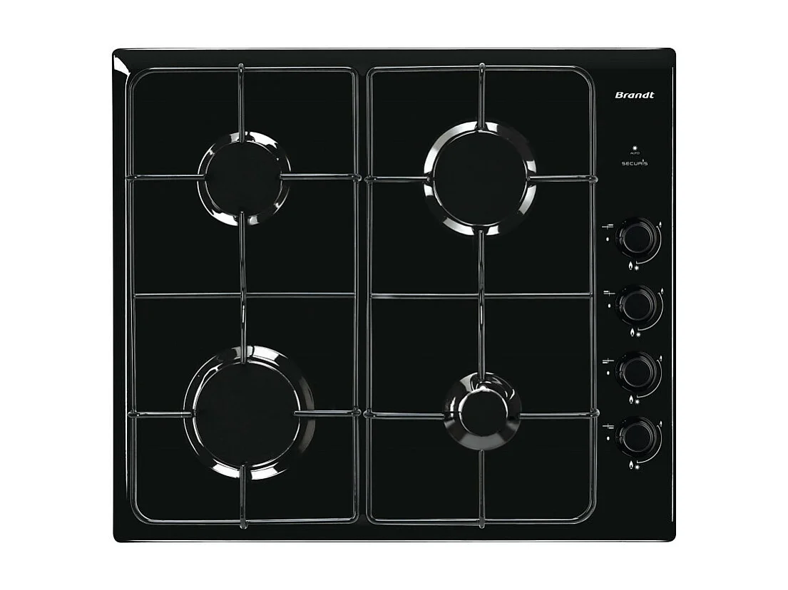 Plaque gaz BRANDT 7800W 60cm, 1033914