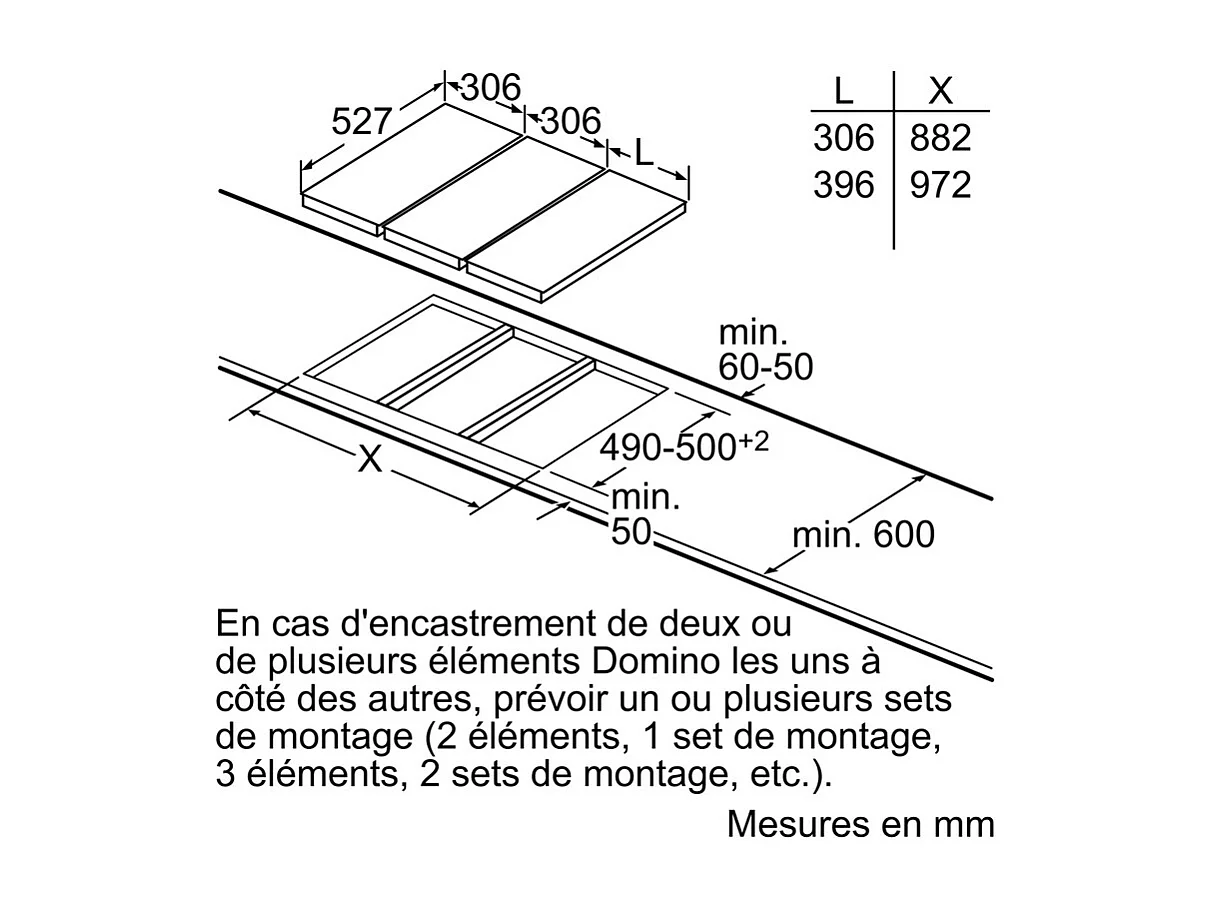 Plaque induction BOSCH 31cm, PXX375FB1E