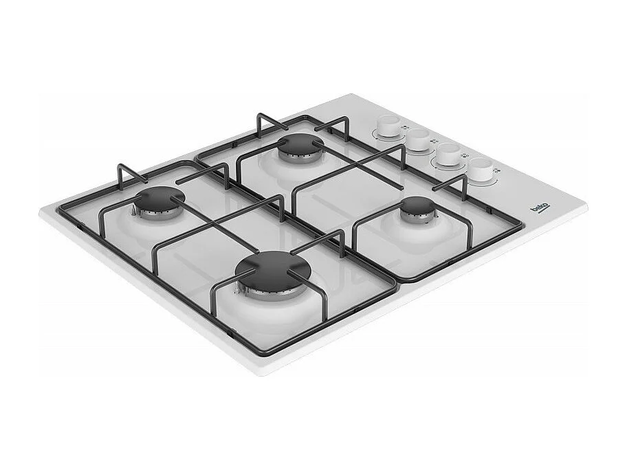 Plaque gaz BEKO 7900W 61cm, HIGG64123SW