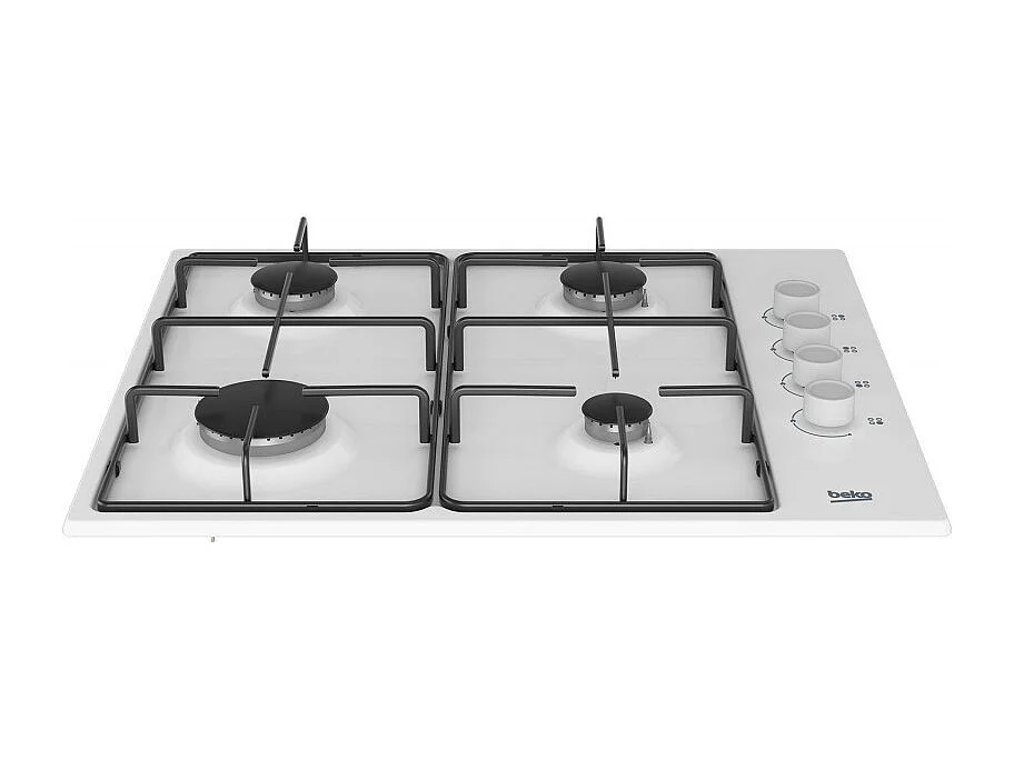 Plaque gaz BEKO 7900W 61cm, HIGG64123SW