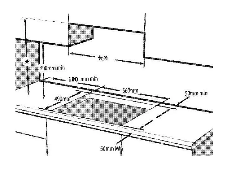 Plaque gaz BEKO 7900W 61cm, HIGG64123SW