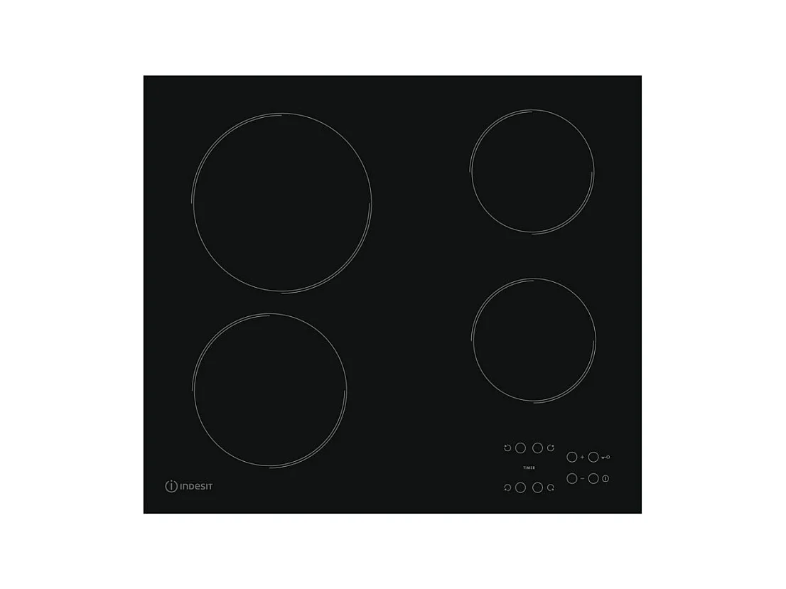 Plaque vitrocéramique INDESIT 6200W 58cm, RI161C