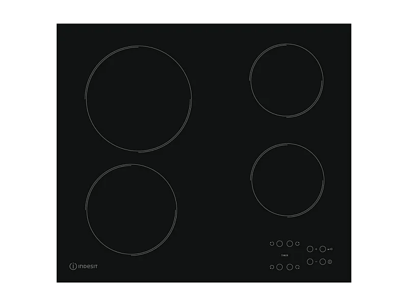 Plaque vitrocéramique INDESIT 6200W 58cm, RI161C