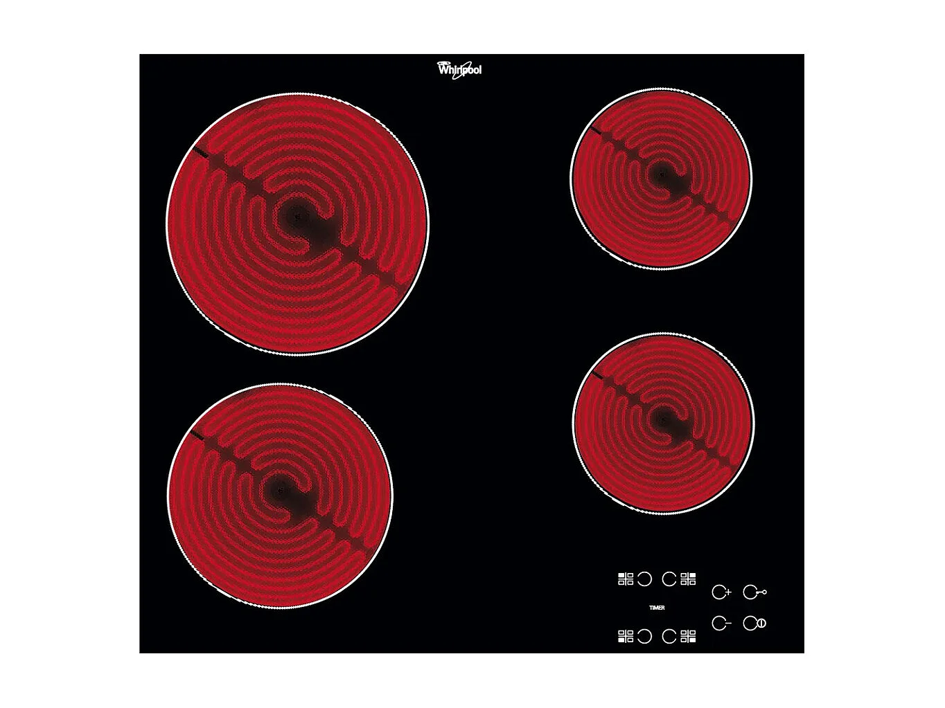 Plaque vitrocéramique WHIRLPOOL 58cm, AKT 8090 NE NEW