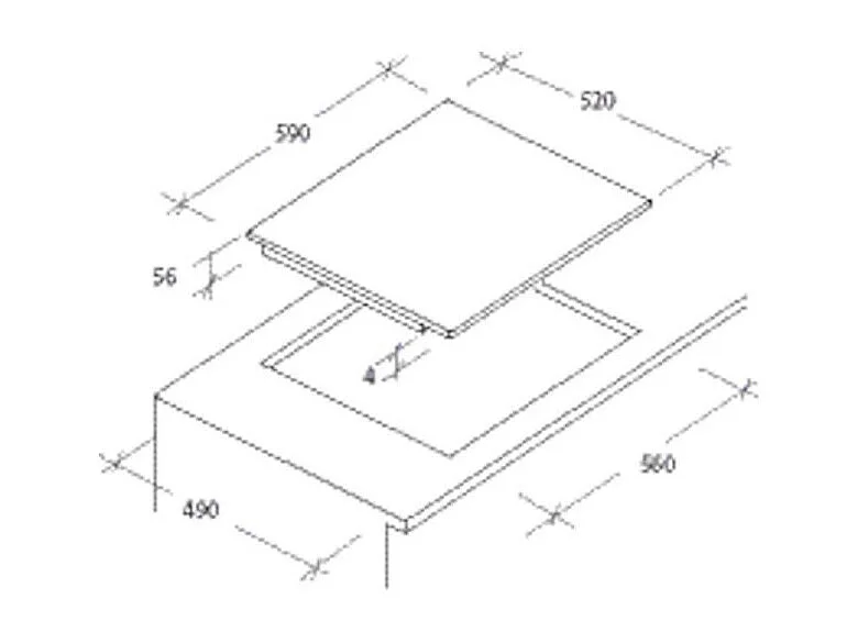 Plaque induction ROSIèRES, RCM633IS/G3
