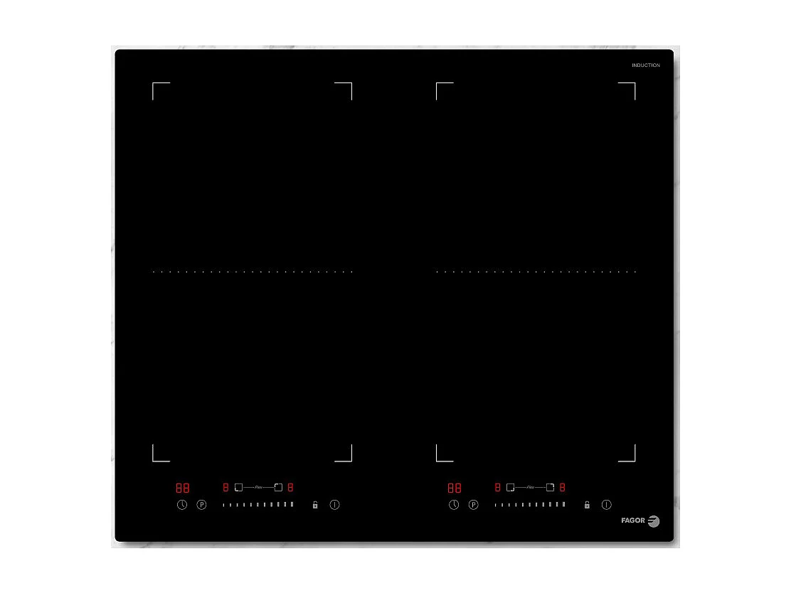 Plaque induction FAGOR 7200W 59cm, FAI3546