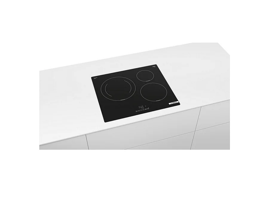 Bosch Table de cuisson à induction 60cm 3 feux noir - PIJ611BB5E