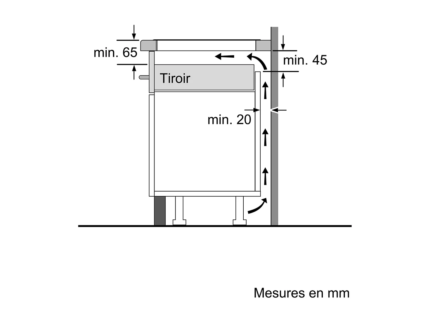 Plaque induction SIEMENS 80cm, 1042470