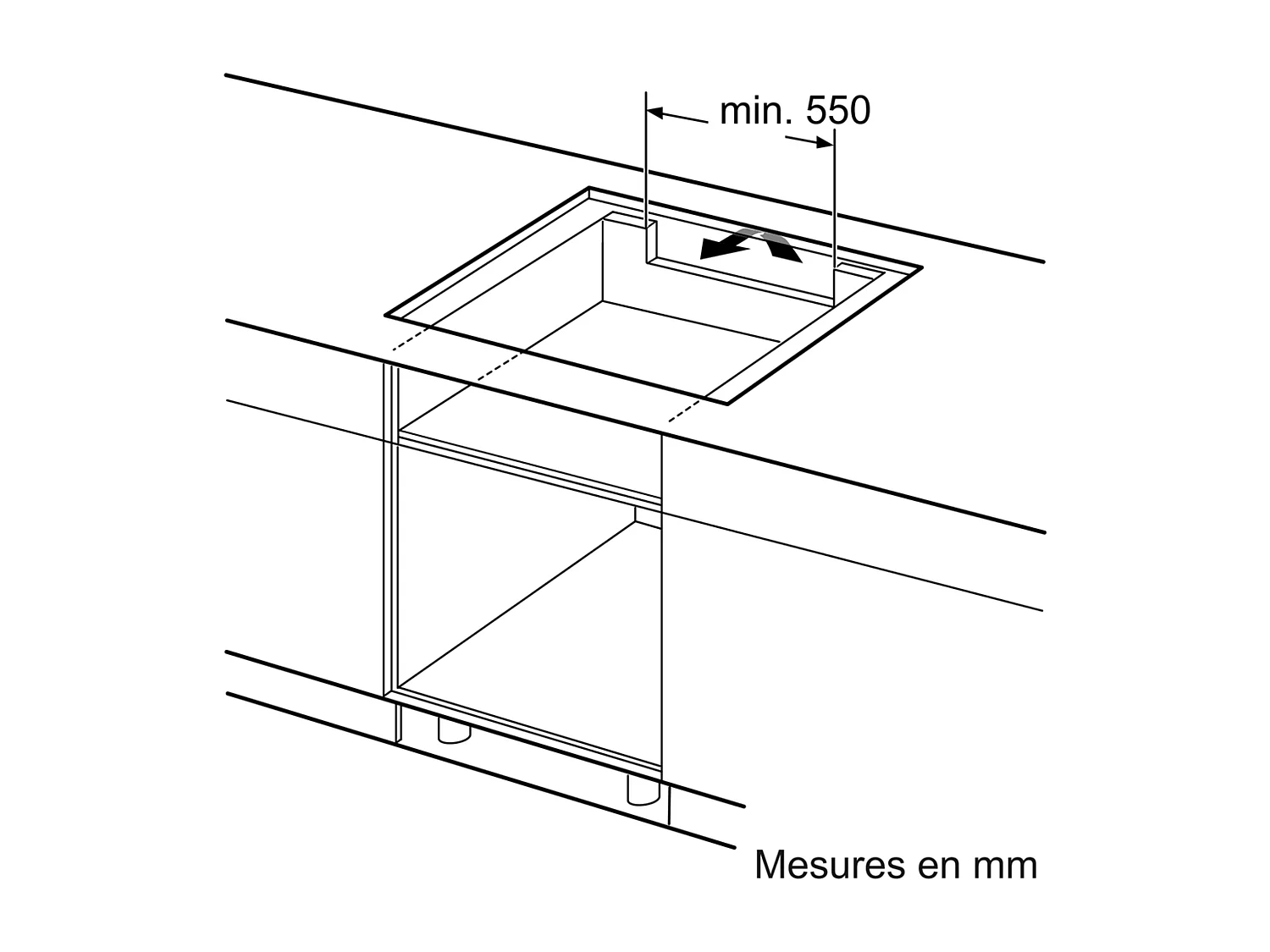 Plaque induction SIEMENS 80cm, 1042470