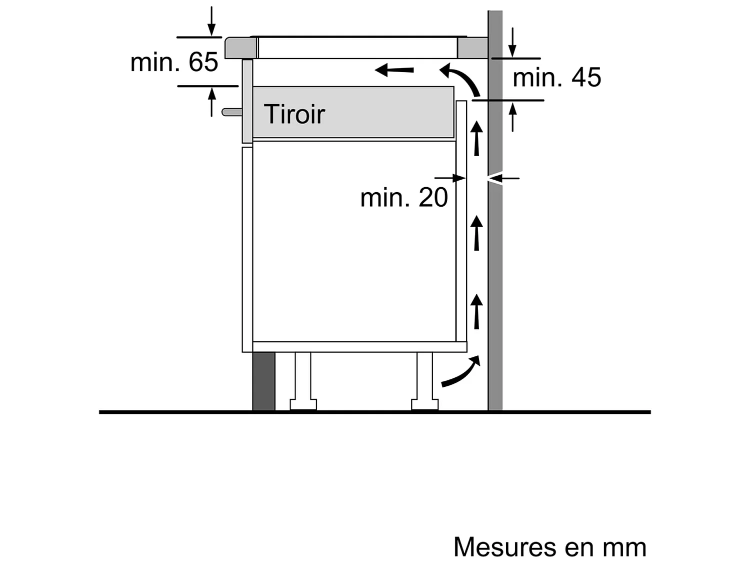 Siemens Table de cuisson à induction 90cm 5 feux 11100w flexinduction noir - ex975lvv1e