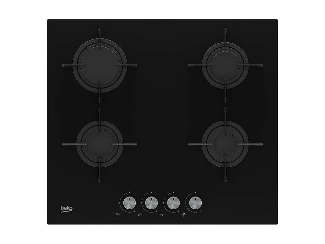 Plaque gaz BEKO 7400W 59cm, HILG 64221 S