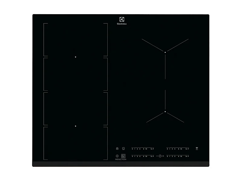 Plaque induction ELECTROLUX 11700W 59cm, EIV 654