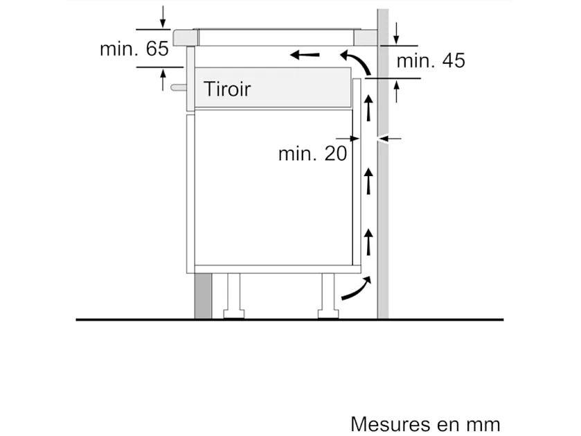 Plaque vitrocéramique BOSCH 4600W 59.2cm, PUC611AA5E