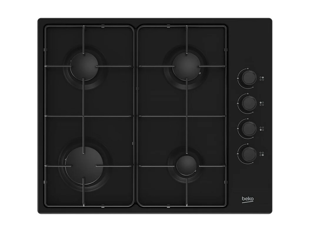 Plaque gaz BEKO 61cm, HIGG64123SB