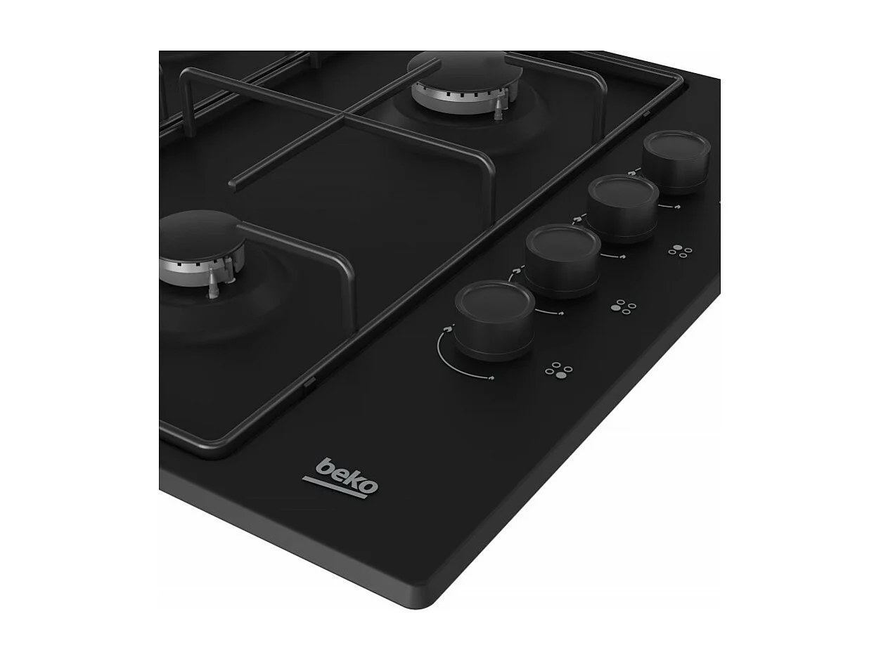 Plaque gaz BEKO 61cm, HIGG64123SB