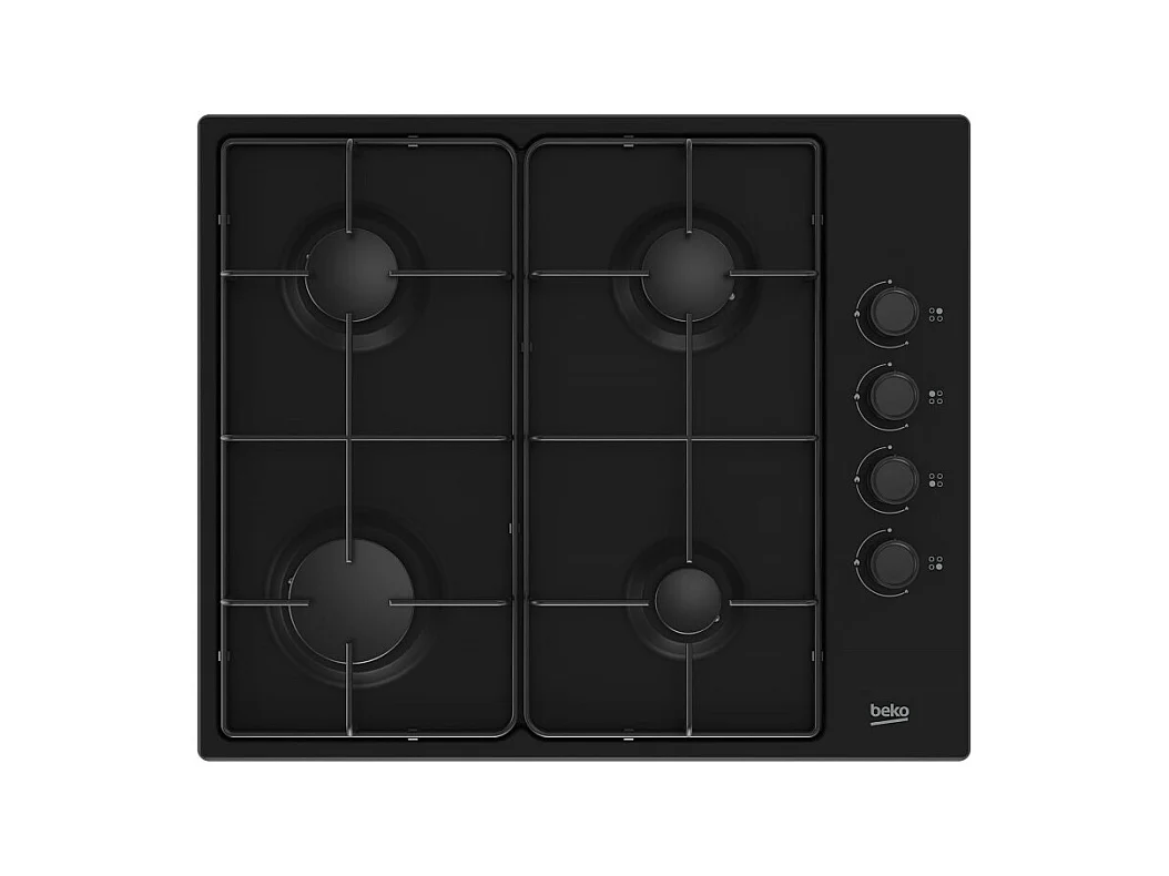 Plaque gaz BEKO 61cm, HIGG64123SB