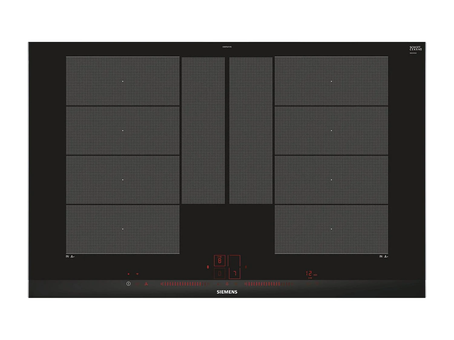 Plaque induction SIEMENS 82cm, EX 875 LYV 1 E